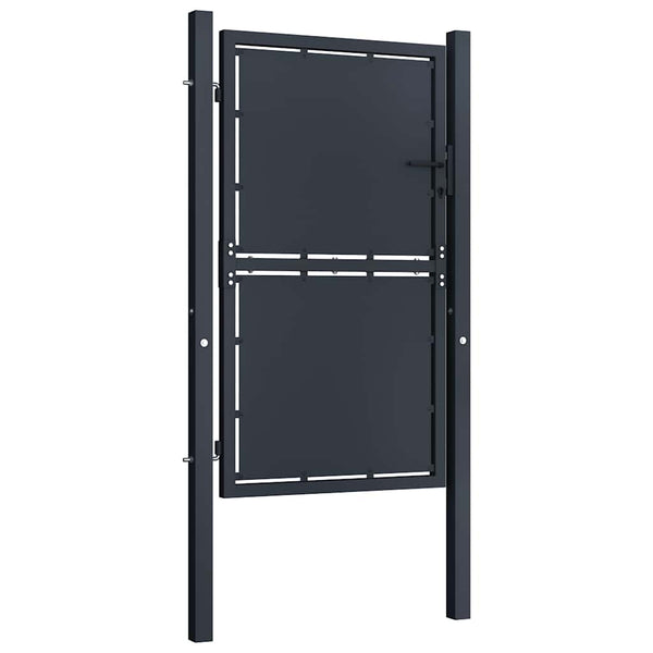 vidaXL Steel Garden Gate 100 x 200 cm Anthracite