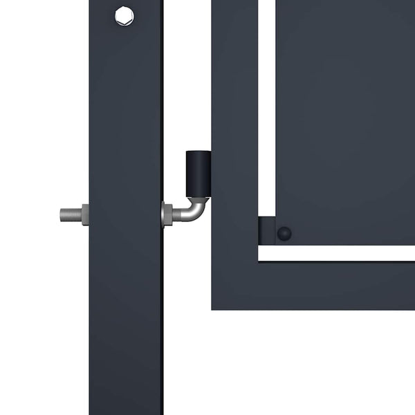 vidaXL Steel Garden Gate 300 x 175 cm Anthracite
