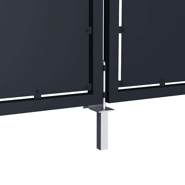 vidaXL Steel Garden Gate 300 x 200 cm Anthracite