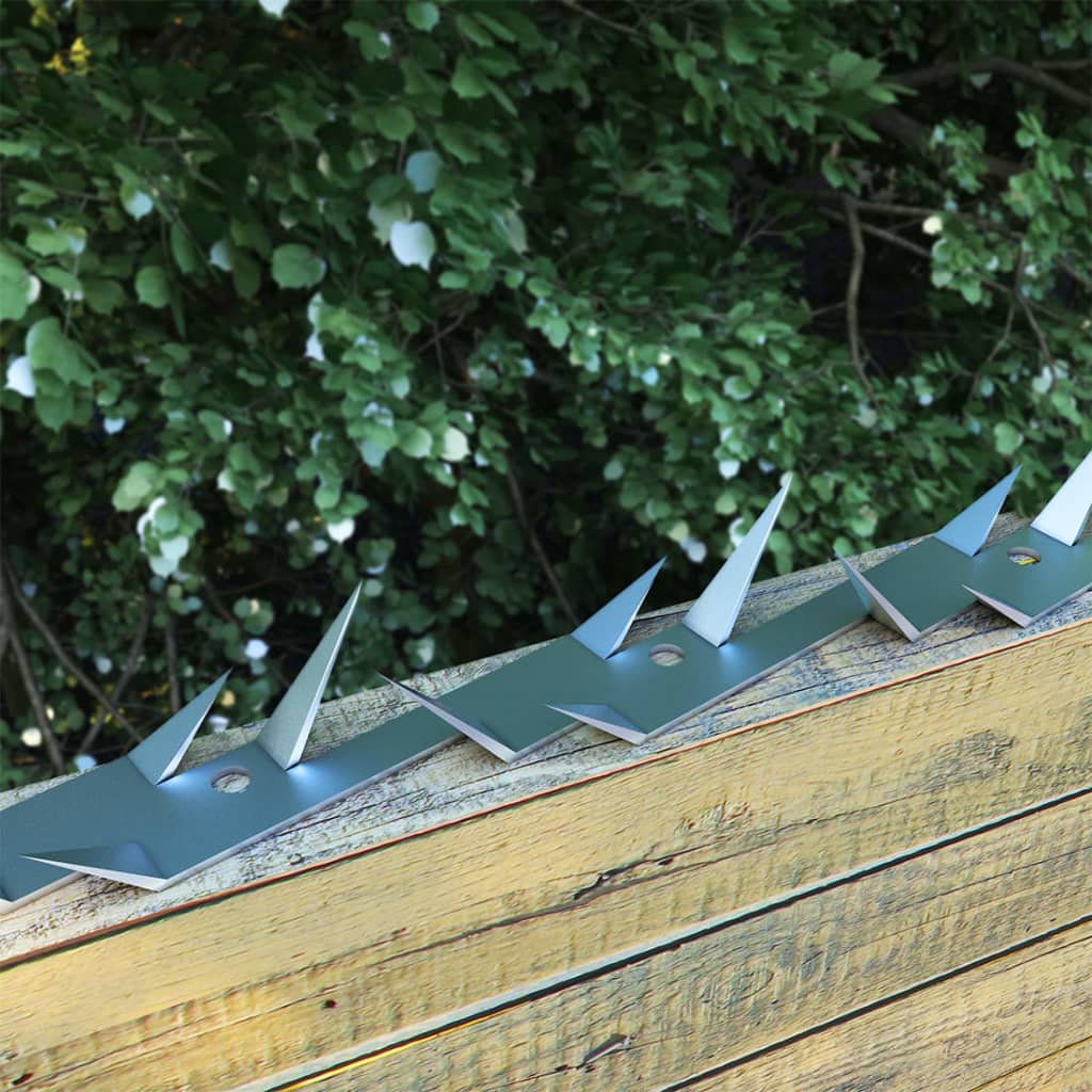 vidaXL Anti-Climb Spikes 2 pcs. Steel 1 m