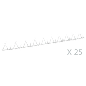 vidaXL Anti-Climb Spikes 25 pcs Steel 1 m