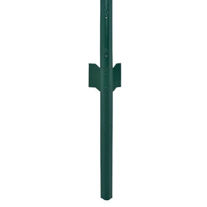 vidaXL Chain Link Fence with Posts Steel 25 x 1 m Green