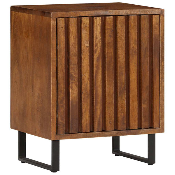 vidaXL Nightstand 40x30x50 cm Solid Mango Wood