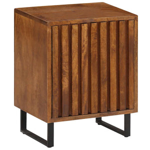 vidaXL Nightstand 40x30x50 cm Solid Mango Wood