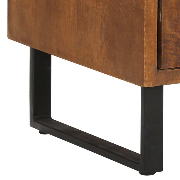 vidaXL Nightstand 40x30x50 cm Solid Mango Wood
