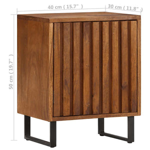 vidaXL Nightstand 40x30x50 cm Solid Mango Wood