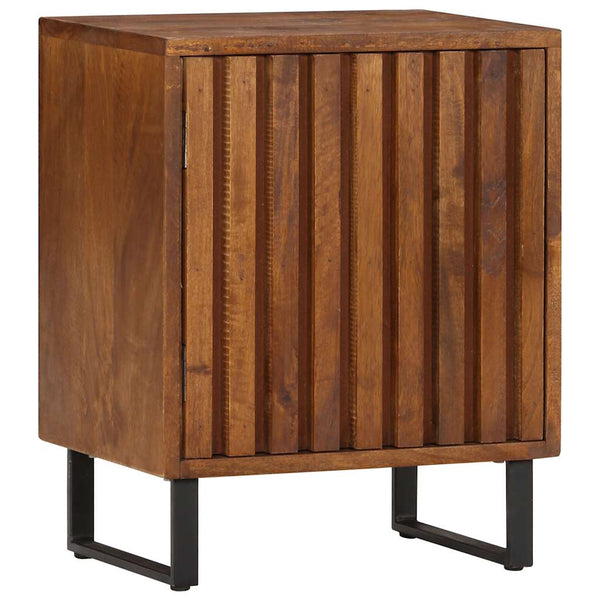 vidaXL Nightstand 40x30x50 cm Solid Mango Wood