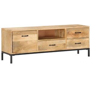 vidaXL TV Cabinet 130x30x45 cm Solid Mango Wood