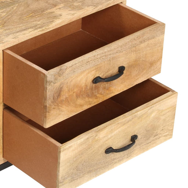 vidaXL TV Cabinet 130x30x45 cm Solid Mango Wood