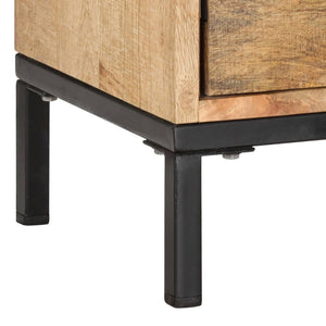 vidaXL TV Cabinet 130x30x45 cm Solid Mango Wood