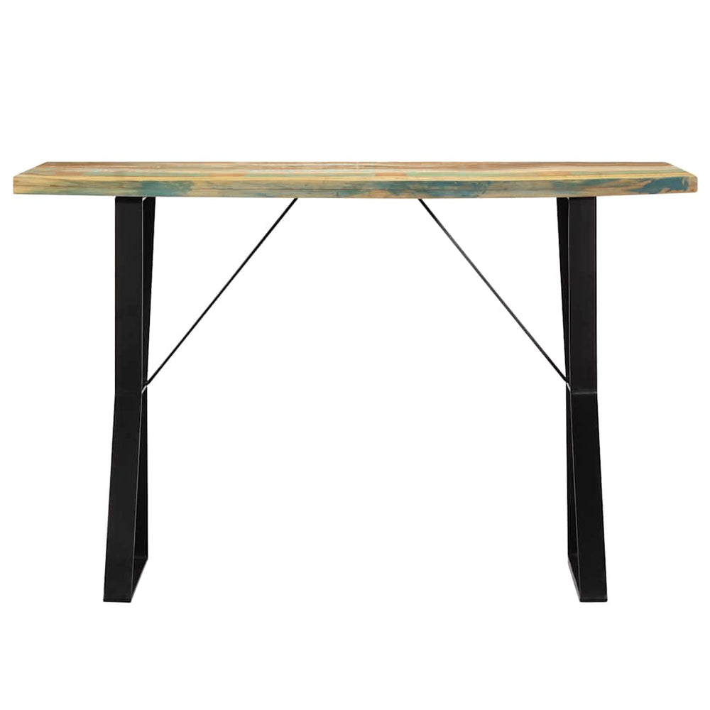 vidaXL Dining Table 120x60x76 cm Solid Reclaimed Wood