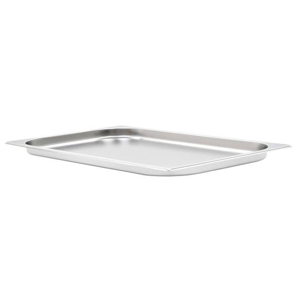 vidaXL Gastronorm Containers 4 pcs. GN 1/1 20 mm Stainless Steel