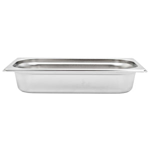 vidaXL Gastronorm Containers 8 pcs. GN 1/3 65 mm Stainless Steel