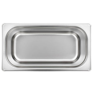 vidaXL Gastronorm Containers 4 pcs. GN 1/3 150 mm Stainless Steel