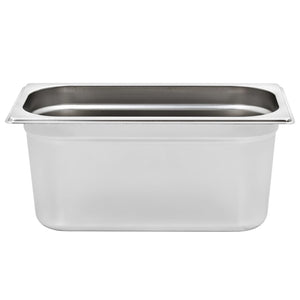 vidaXL Gastronorm Containers 4 pcs. GN 1/3 150 mm Stainless Steel