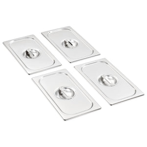 Lid for GN 1/3 container, 4 pcs, stainless steel