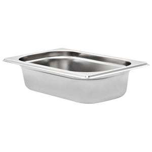vidaXL Gastronorm Containers 8 pcs. GN 1/4 65 mm Stainless Steel