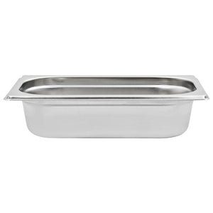 vidaXL Gastronorm Containers 8 pcs. GN 1/4 65 mm Stainless Steel