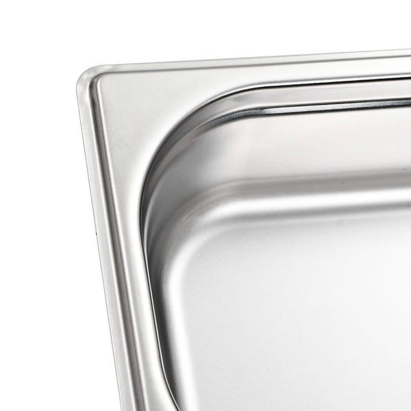 vidaXL Gastronorm Containers 8 pcs. GN 1/4 65 mm Stainless Steel