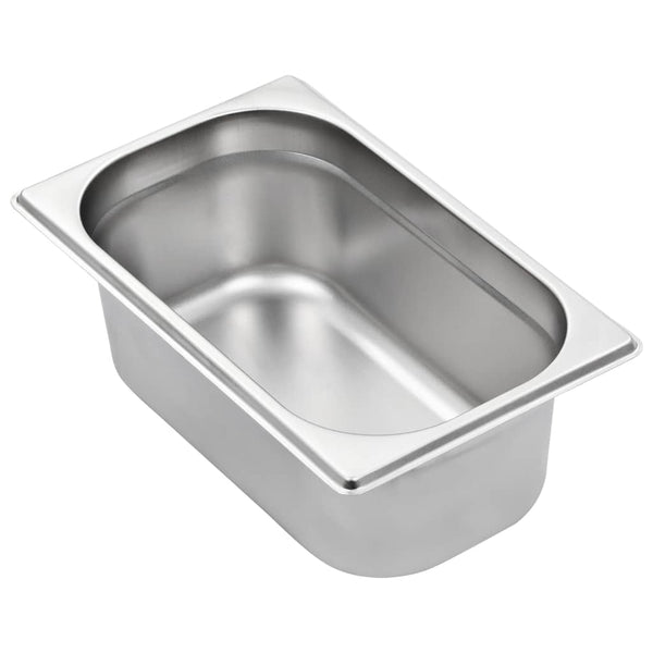 Gastronormbehälter GN 1/4 Edelstahl 8er-Set