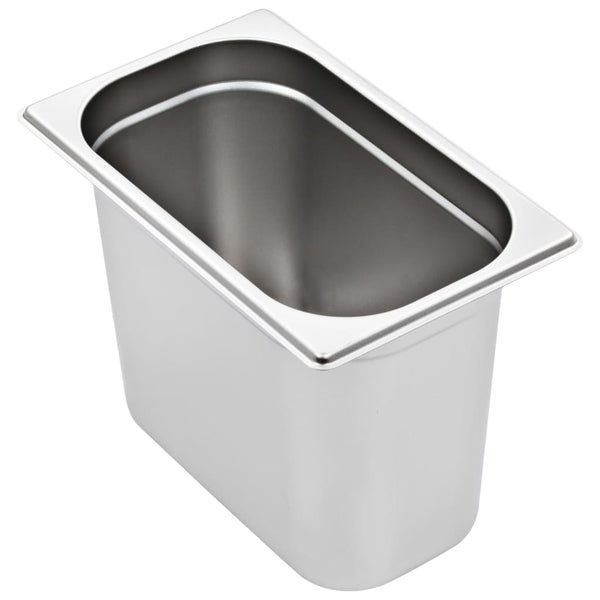 GN 1/4 Gastronormbehälter Edelstahl 4er Set