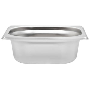 Gastronormbehälter GN 1/6 Edelstahl, 12er-Set