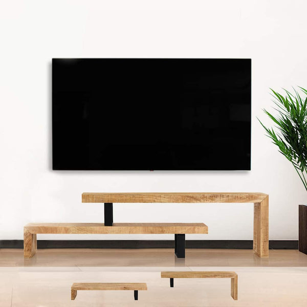 vidaXL TV Cabinet Solid Mango Wood