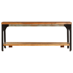 vidaXL Coffee Table with Storage 100x60x35 cm Solid Reclaimed Wood