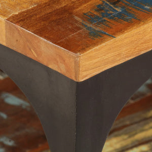 vidaXL Coffee Table with Storage 100x60x35 cm Solid Reclaimed Wood