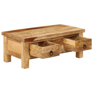 vidaXL Coffee Table 90x45x35 cm Solid Mango Wood