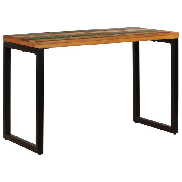 vidaXL Dining Table 115x55x76 cm Reclaimed Wood and Steel