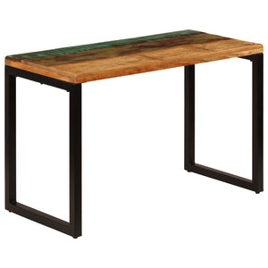 vidaXL Dining Table 115x55x76 cm Reclaimed Wood and Steel