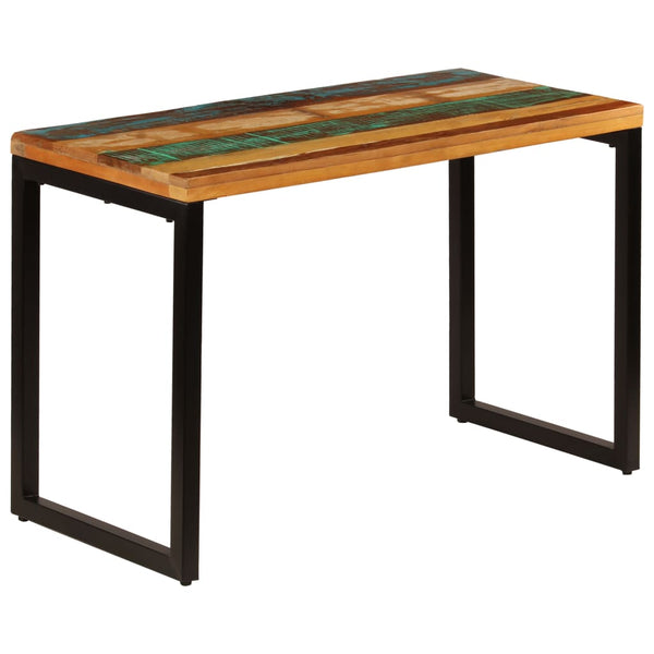 vidaXL Dining Table 115x55x76 cm Reclaimed Wood and Steel
