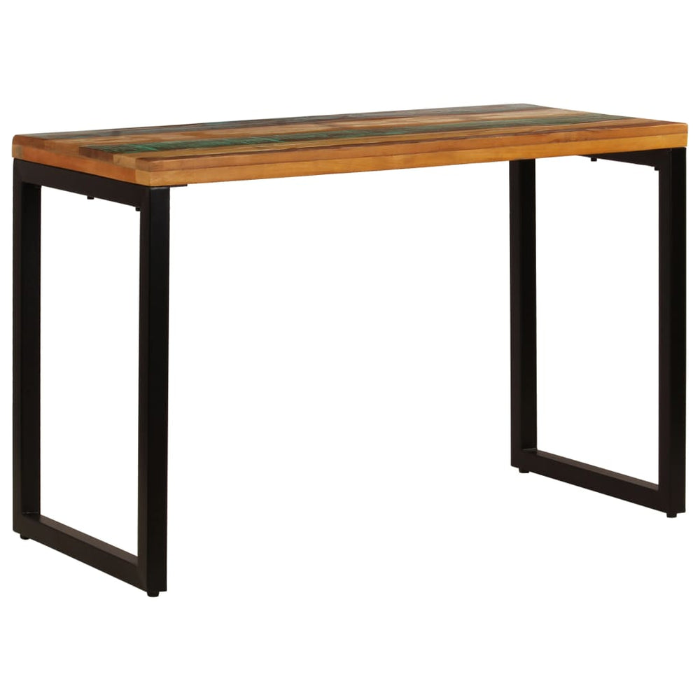 vidaXL Dining Table 115x55x76 cm Reclaimed Wood and Steel