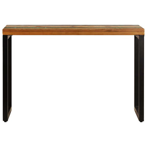 vidaXL Dining Table 115x55x76 cm Reclaimed Wood and Steel