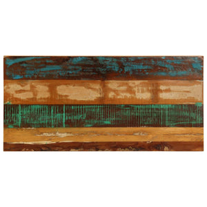 vidaXL Dining Table 115x55x76 cm Reclaimed Wood and Steel