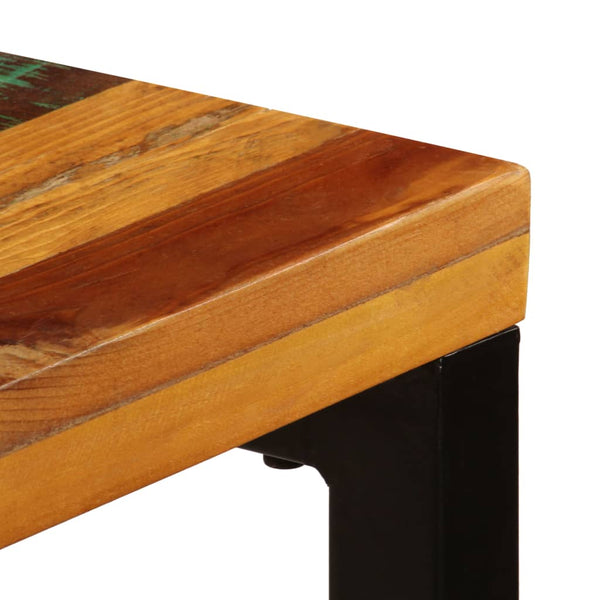 vidaXL Dining Table 115x55x76 cm Reclaimed Wood and Steel