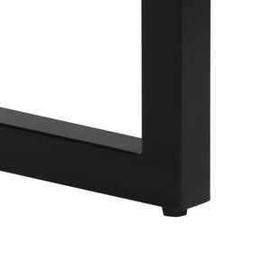vidaXL Dining Table 115x55x76 cm Reclaimed Wood and Steel