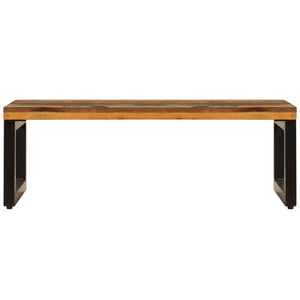 vidaXL Coffee Table 100x50x35 cm Reclaimed Wood and Steel