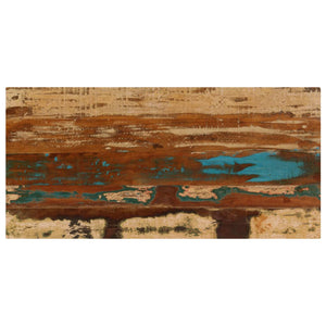 vidaXL Coffee Table 100x50x35 cm Reclaimed Wood and Steel
