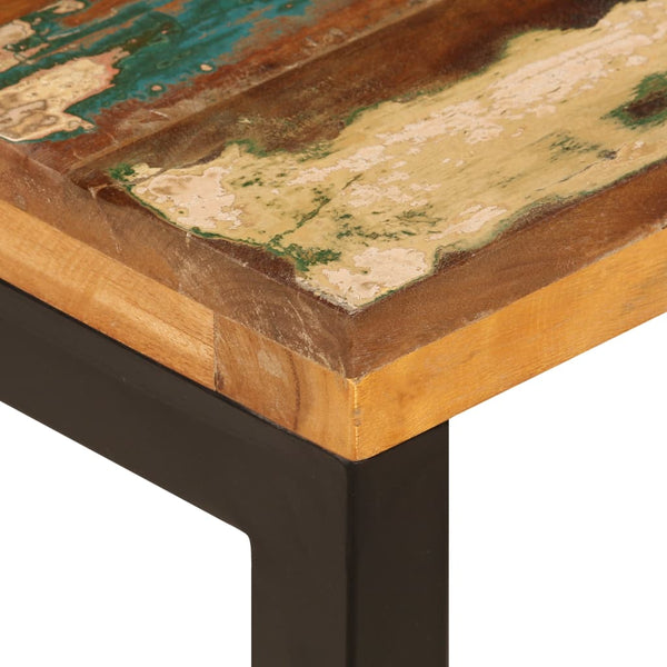 vidaXL Coffee Table 100x50x35 cm Reclaimed Wood and Steel