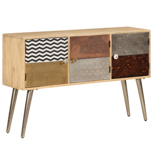 vidaXL Sideboard 120 x 30 x 75 cm Solid Mango Wood
