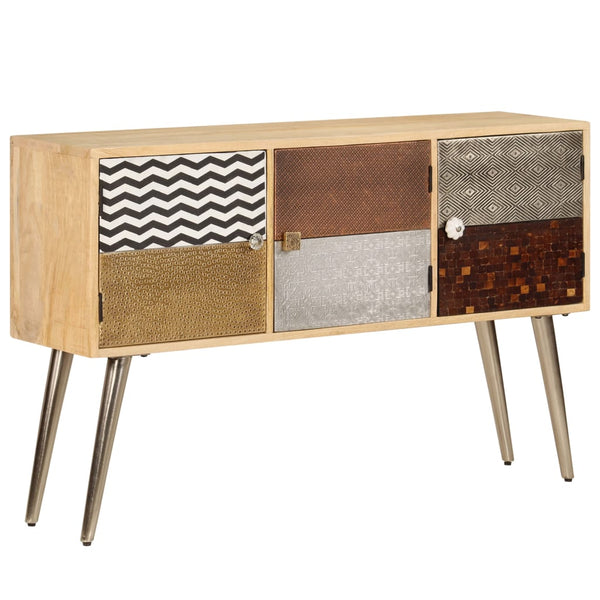 vidaXL Sideboard 120 x 30 x 75 cm Solid Mango Wood