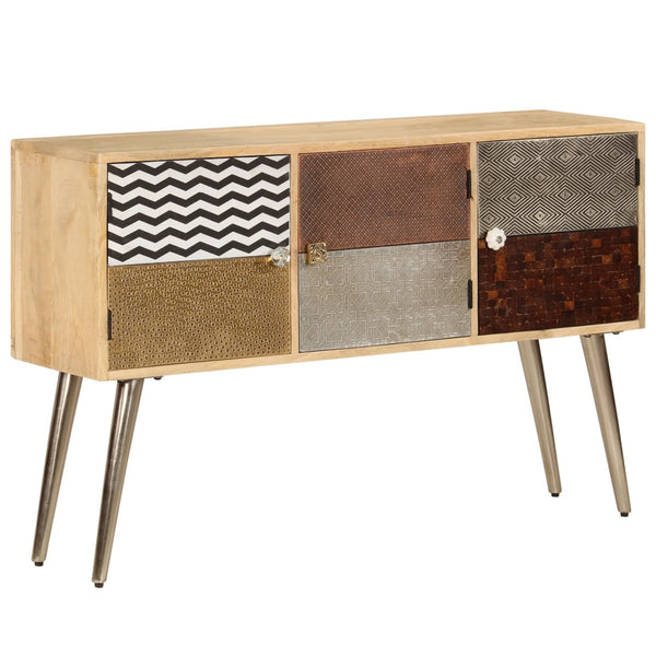 vidaXL Sideboard 120 x 30 x 75 cm Solid Mango Wood