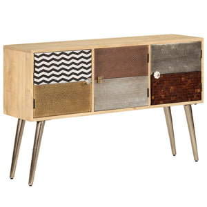 vidaXL Sideboard 120 x 30 x 75 cm Solid Mango Wood