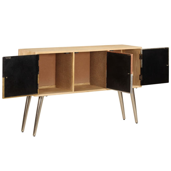 vidaXL Sideboard 120 x 30 x 75 cm Solid Mango Wood