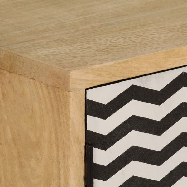 vidaXL Sideboard 120 x 30 x 75 cm Solid Mango Wood