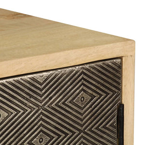 vidaXL Sideboard 120 x 30 x 75 cm Solid Mango Wood