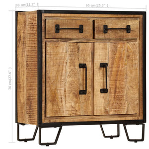 vidaXL Sideboard 65x30x70 cm Solid Mango Wood