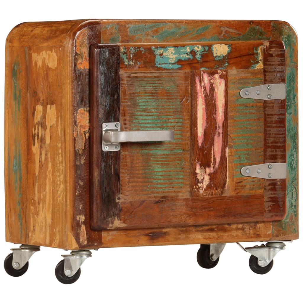 vidaXL Nightstand 50x30x50 cm Solid Reclaimed Wood